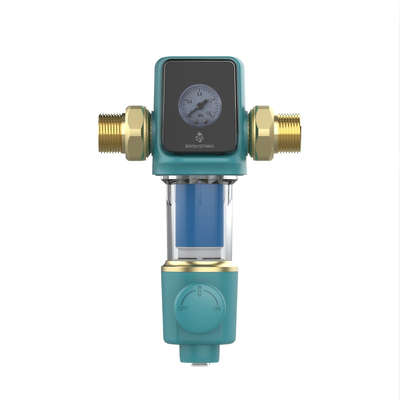 Filtro de sedimentos de centrifugado para toda la casa con filtración de partículas de 40 µm y sistema de filtración de discos multicapa para un alto rendimiento de flujo