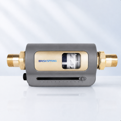 Filtro de sedimentos prefiltro para toda la casa BriskSpring HZ-A 7 T/H de 40 micrones con instalación giratoria de 360 grados