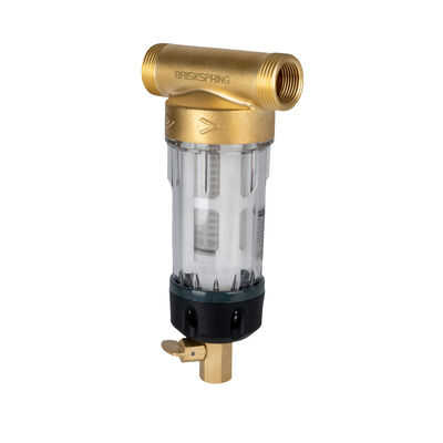 Prefiltro de agua de sedimentos de toda la casa con filtración de 40 micras Diseño reutilizable y malla de grado alimentario SS316L