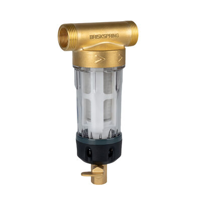 Prefiltro de agua de sedimentos de toda la casa con filtración de 40 micras Diseño reutilizable y malla de grado alimentario SS316L