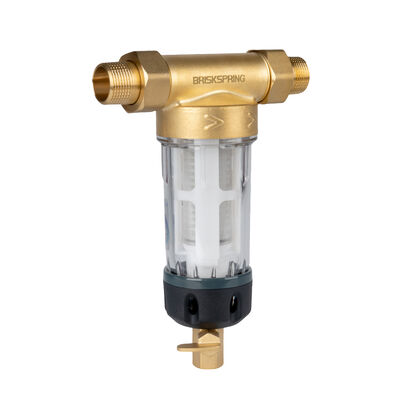 Prefiltro de agua de sedimentos de toda la casa con filtración de 40 micras Diseño reutilizable y malla de grado alimentario SS316L