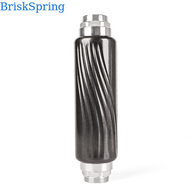Sistema Descalcificador de Agua Premium BriskSpring Sin Sal con Tecnología de Polarización Iónica SAAS, Caudal de 4T/H y Material de Latón H59-1