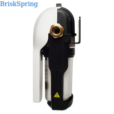 Sistema de filtro de agua para toda la casa compacto con cartucho de cambio rápido de alto flujo de 15 L/min para eliminación de sedimentos, óxido y cloro