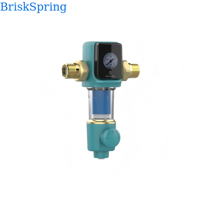 Whole House Water Filter with 40 Micron Filtration Manual Backwash and 22 GPM Flow Rate
