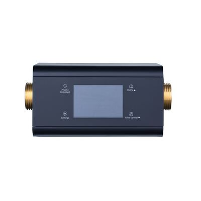 Smart Whole House Water Leak Detector with APP Remote Monitoring Dual Power Supply and 3/4 Inch Connection
