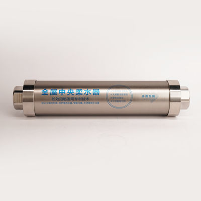 Descalcificador de agua sin sal para toda la casa, eliminador de escamas de filtro de agua antibacterias 99.9% de rosca de 3/4 pulgadas