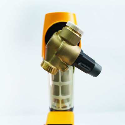 Prefiltro de agua de sedimentos reutilizable de 1/2 pulgadas para el hogar Filtro de sedimentos giratorio automático