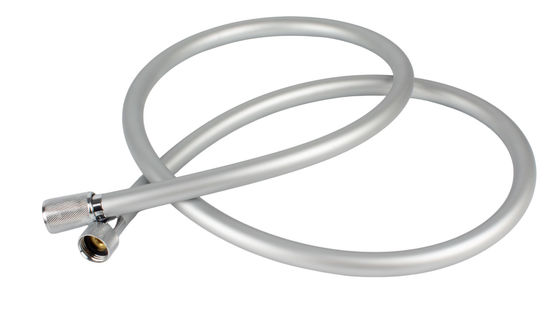 Shinning Silver Color Food Grade Silicone Shower Hose for Shower Room