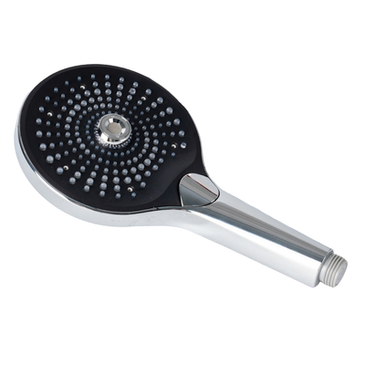 Cabeza de ducha portátil de micro-nano burbujas de 130 mm cara grande, cromada, aerosol de 3 modos para limpieza profunda e hidratación de la piel