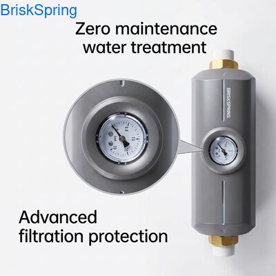 Descalcificador de agua con inhibición física de incrustaciones sin mantenimiento para sistemas de filtración y spa