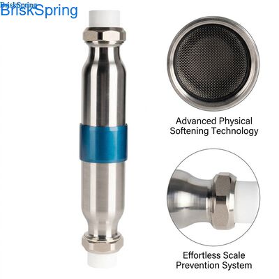 Descalcificador de agua con tecnología avanzada de ablandamiento físico, certificado NSF RoHS REACH para uso doméstico ecológico de alta gama