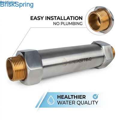 Sistema descalcificador de agua sin sal, sin mantenimiento, certificado RoHS, 0.15MPa