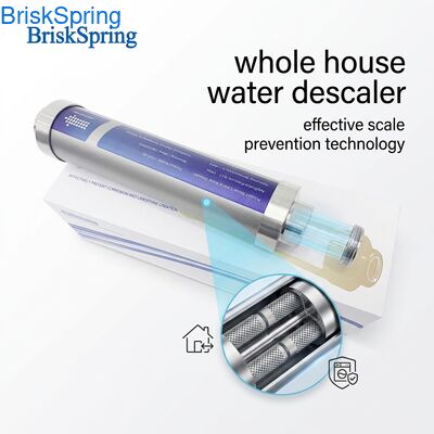 Tecnología SAAS Protección de lavadora Descalentador de agua con sistema de inhibición de escala de toda la casa