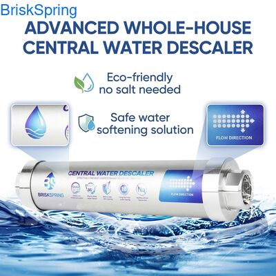 Suavizante de agua anti-obstrucción sin sal con material seguro, duradero y resistente a la corrosión