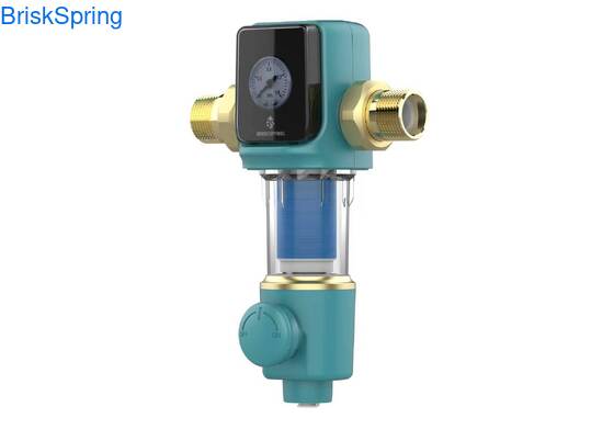 Filtro de agua para sedimentos giratorio para toda la casa con prefiltro reutilizable de 40 y 300 micrones