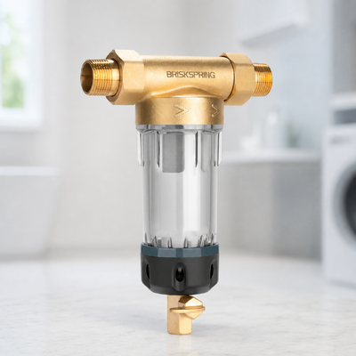 Prefiltro manual de agua para toda la casa de cuarta generación con precisión de filtración de 40 µm y filtración de malla reutilizable