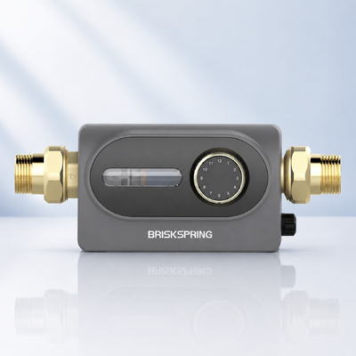 BriskSpring HZ-D 40 Micron Prefiltro de sedimentos de toda la casa con 7 T/H de flujo y 360 grados de instalación giratoria