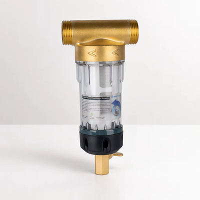 Prefiltro de agua de sedimentos de toda la casa con filtración de 40 micras Diseño reutilizable y malla de grado alimentario SS316L
