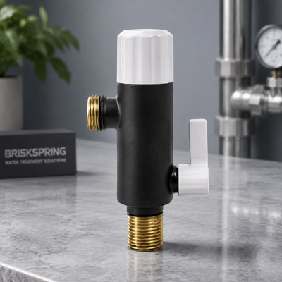 BriskSpring M81-BS MSAP Filtro de agua bioactivo antiescalar con 99% de inhibición de la escala y filtración de 400 micras