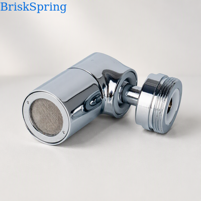 Aerador de grifo de burbujas micro-nano de rotación completa de 720 ° con latón H59-1 y acero inoxidable SUS304 para limpieza profunda utilizando tecnología de corte de gas-líquido