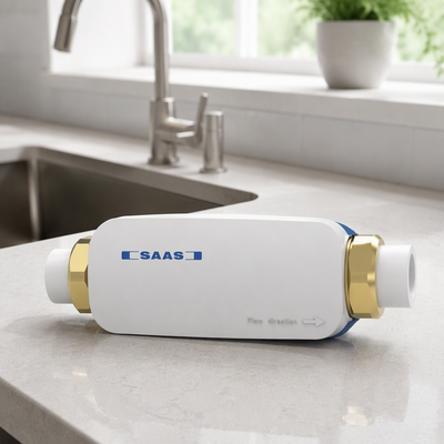 Descalentador de agua para toda la casa con tecnología de polarización de iones físicos puros para el tratamiento de aguas duras sin sal y operación sin mantenimiento a una tasa de flujo de 4 T/H