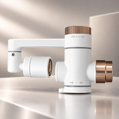 Filtro de grifo de micro nano burbujas de oro rosa con salida giratoria de 360 ° y cartucho reemplazable