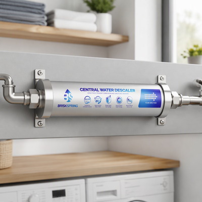 Descalcificador de agua para toda la casa sin sal con caudal de 4T/H para tratamiento de agua dura