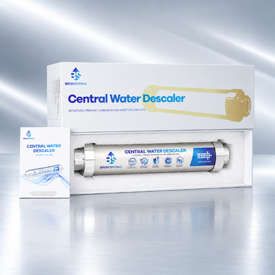 4 T/H Descalcificador de agua para toda la casa sin electricidad, inhibidor de sarro físico para tratamiento de agua dura
