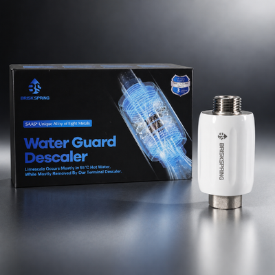 Descalcificador de agua sin sal ni electricidad de 1/2 pulgada, inhibidor de incrustaciones en línea para fontanería doméstica y tuberías de agua